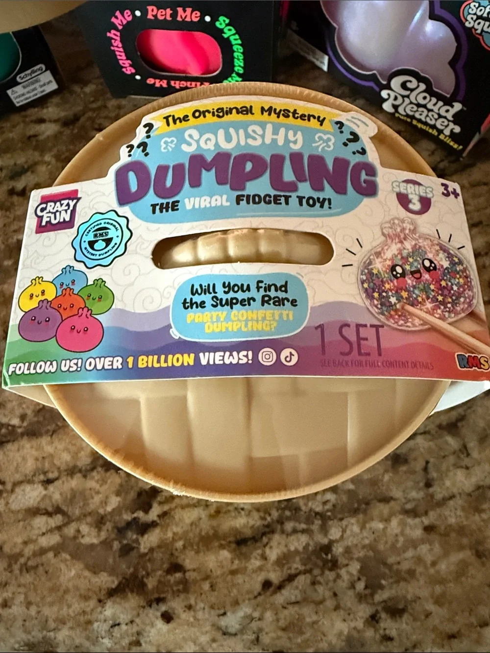 Squishy Dumpling Viral Fidget Toy - Cream (Series 3)